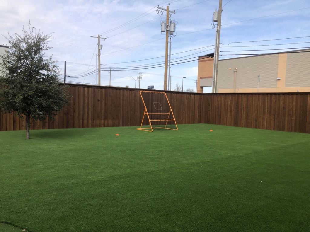 Tour Greens Fort Worth synthetic turf installation project
