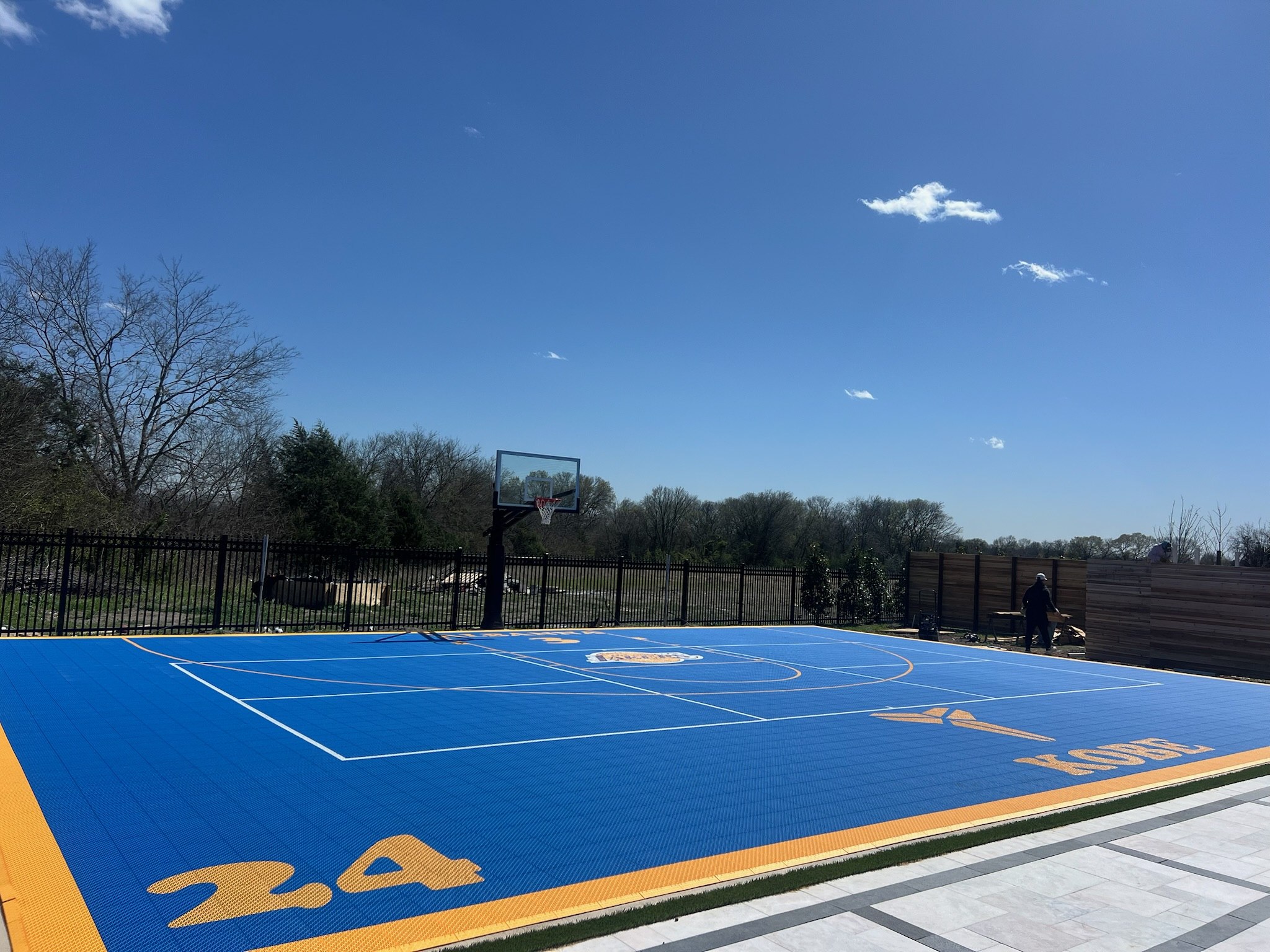 Tour Greens Fort Worth game court installation project