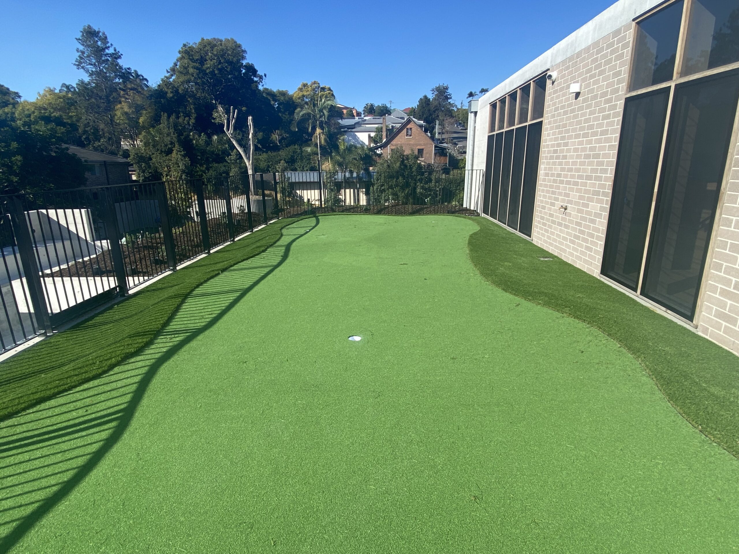 Nylon Putting Green Over Concrete