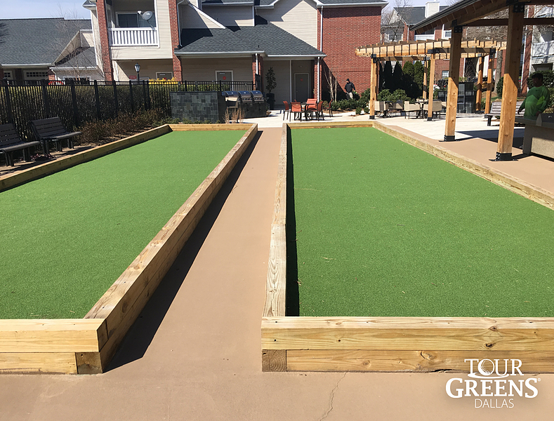 Artificial Grass Bocce Courts