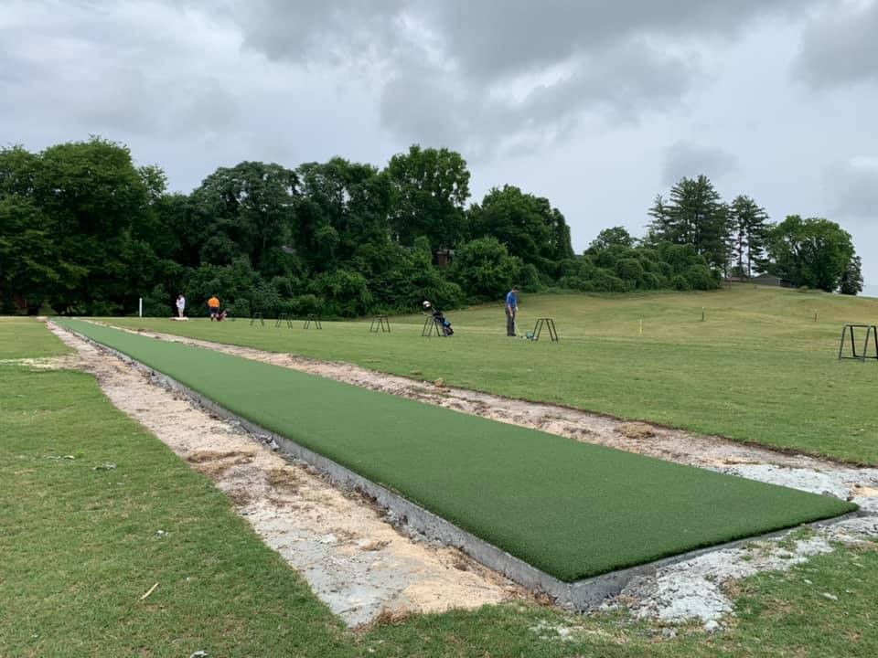 Tour Greens Fort Worth golf simulator and hitting turf installation