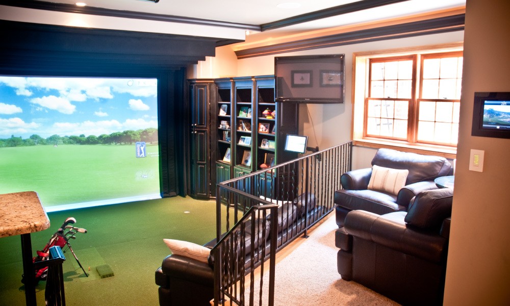 Recent Golf Simulator Room Builds project 4 in Fort Worth