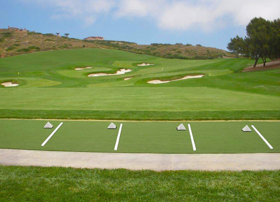 Tour Greens Fort Worth golf simulator and hitting turf installation