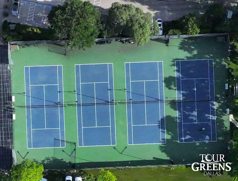 Hard court surface technology installed in Fort Worth