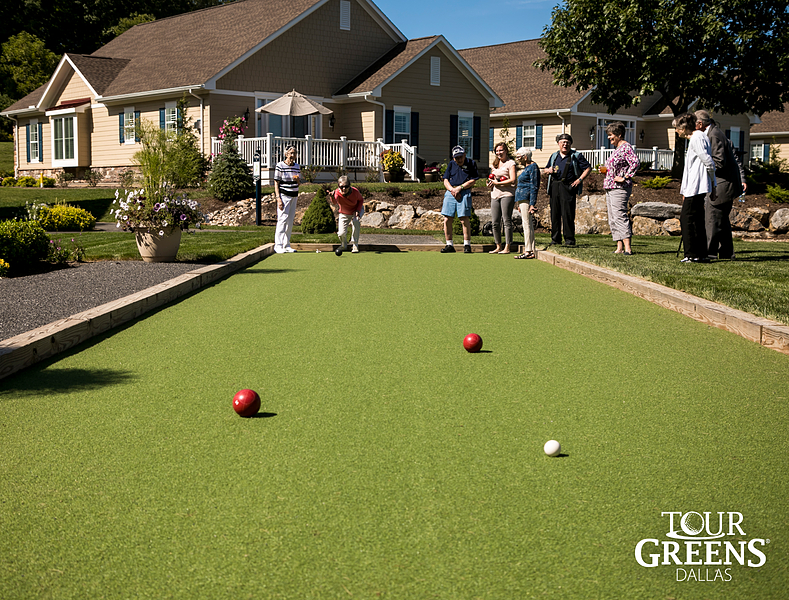 Synthetic Turf Bocce Court