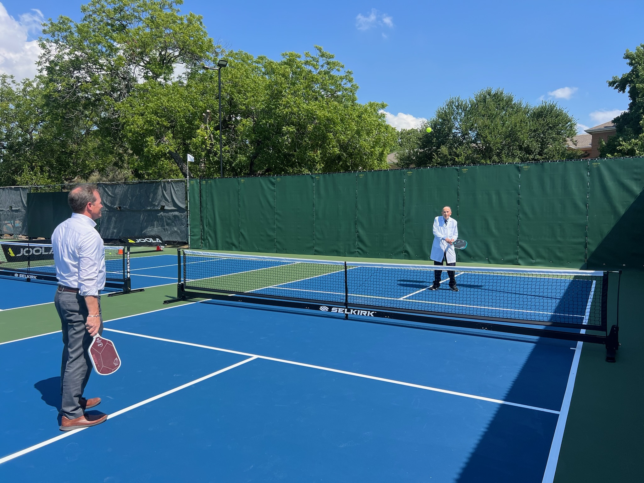 Tour Greens Fort Worth game court installation project