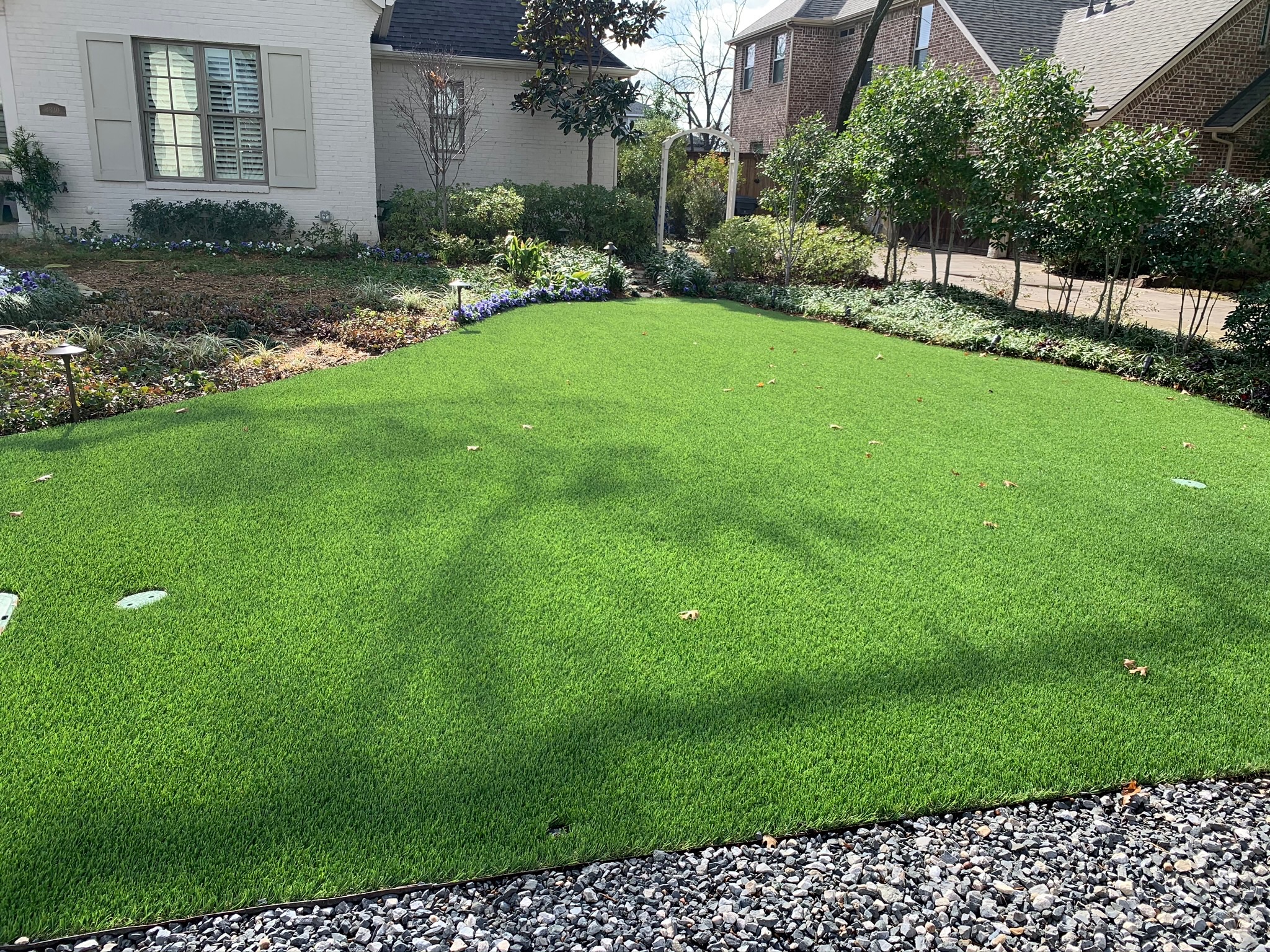 Tour Greens Fort Worth synthetic putting green installation project