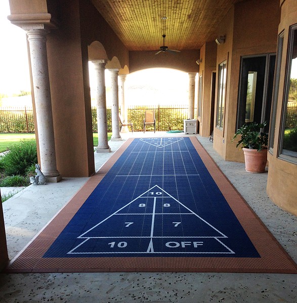Custom Shuffleboard Court