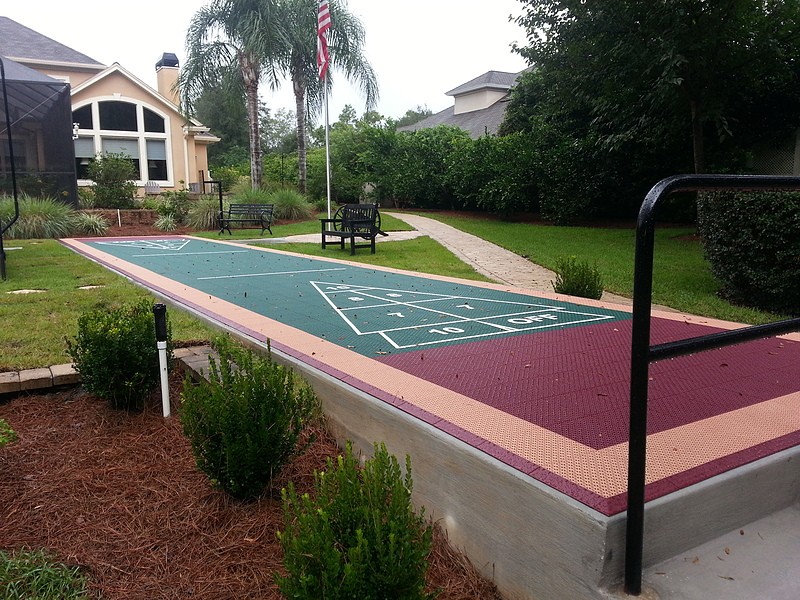 Tour Greens Fort Worth game court installation project