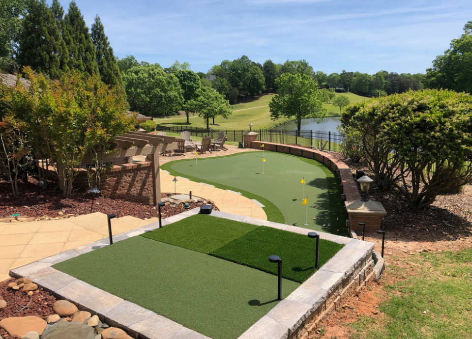 Chipping Mat with Three Types of Turf