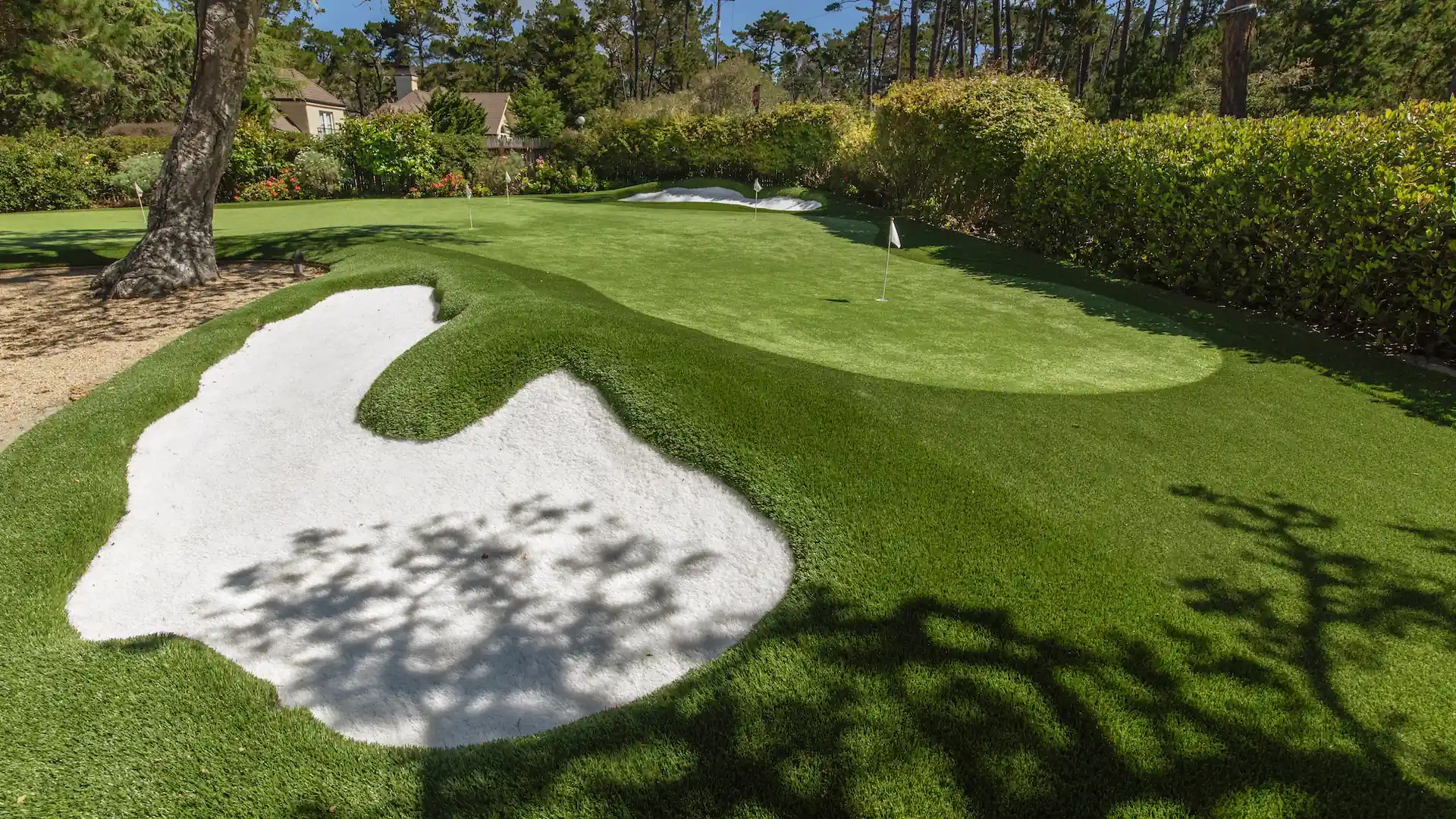 Tour Greens Fort Worth synthetic putting green installation project
